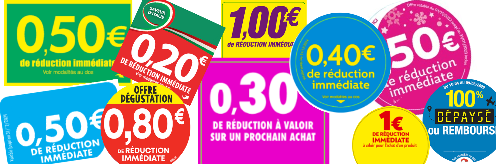 Des volumes de vente qui baissent, la solution : le bon de réduction immédiat